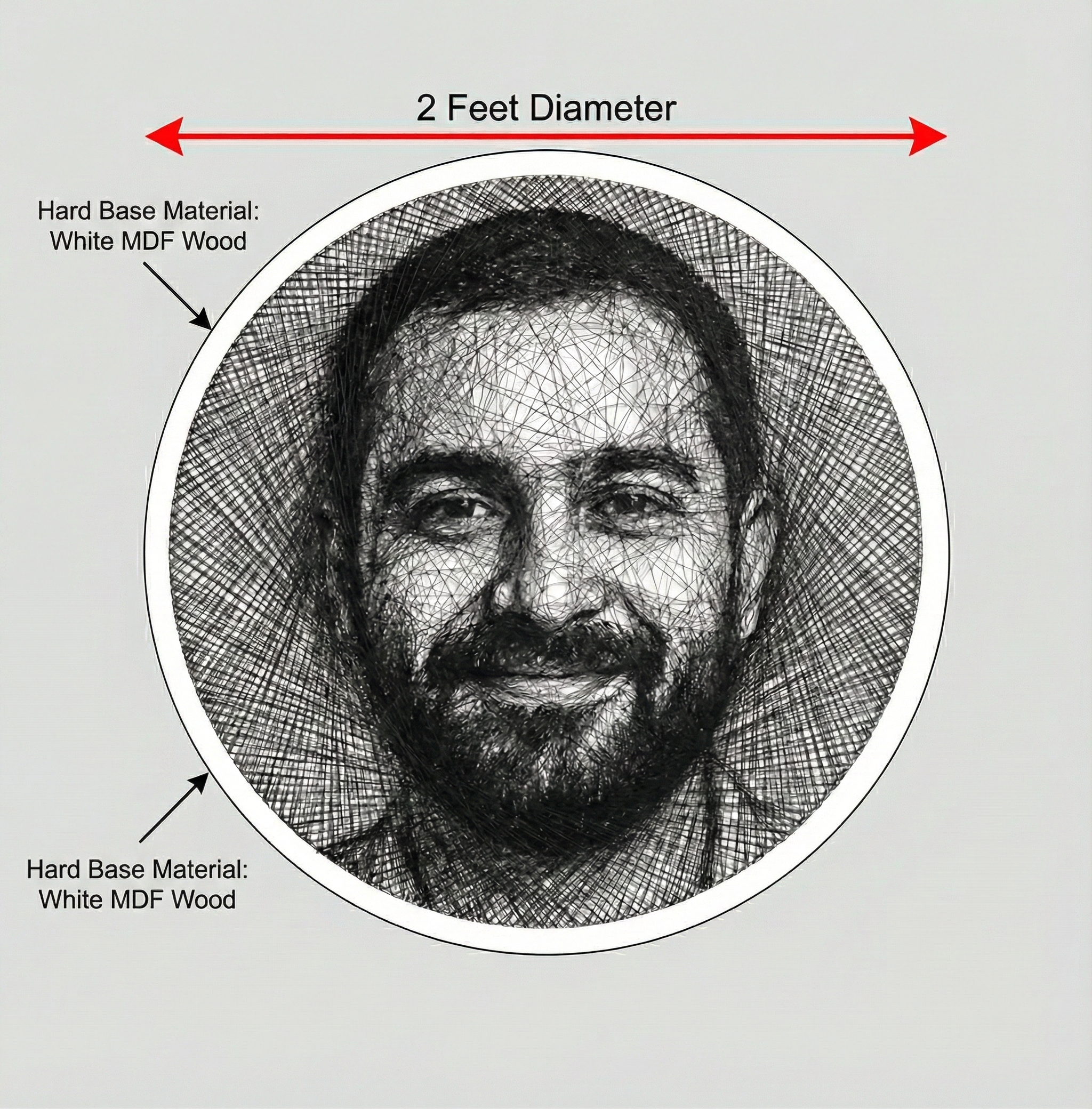 Customized Thread Art | String Art